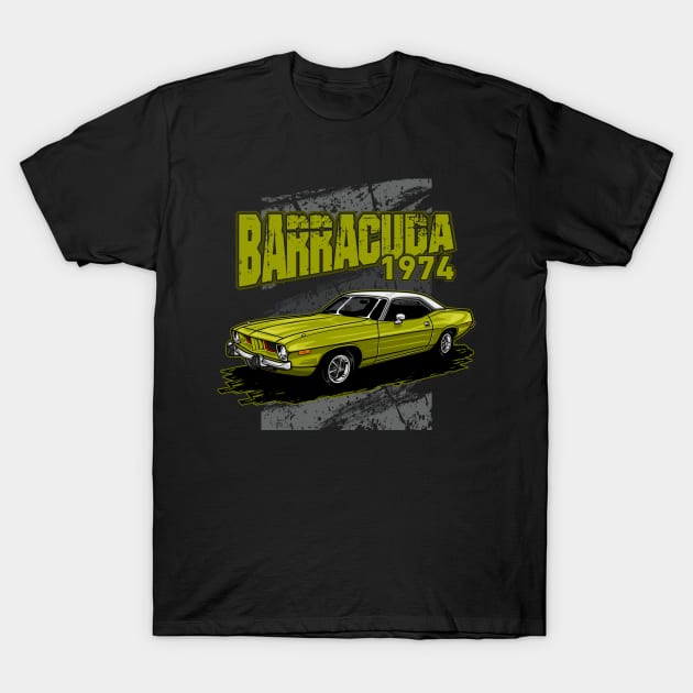 Barracuda 1974 T-Shirt by WINdesign